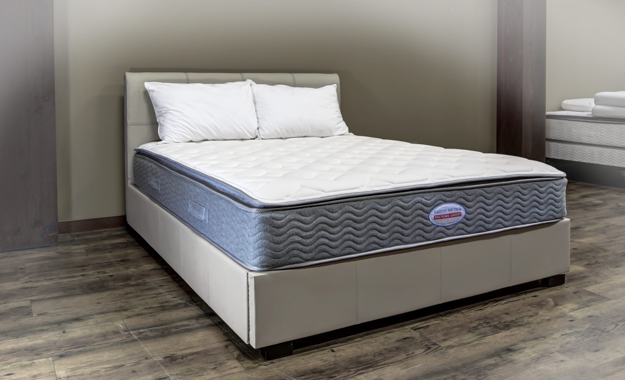 mattress with replaceable pillow top
