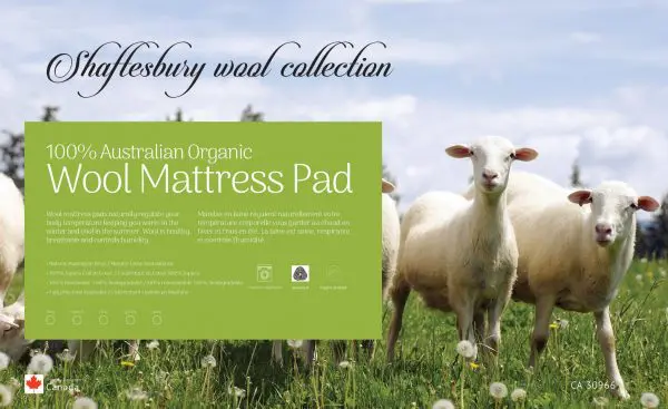 Shaftesbury Wool Mattress Pad | Majestic Mattress - Your Mattress Store & Bedroom Furniture Outlet